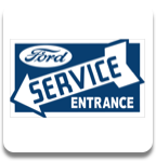 Ford Service Sign Left