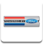 Small Powered By Ford Sign