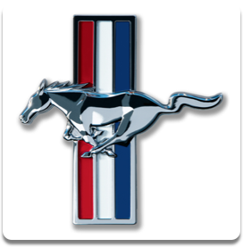 Small Mustang Badge
